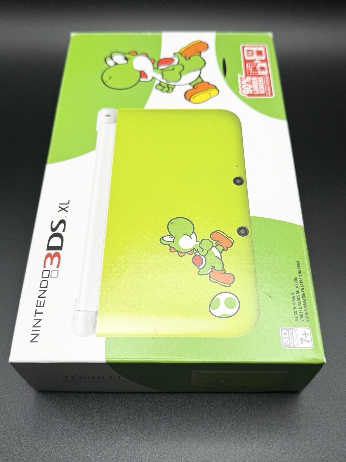 Nintendo 3DS XL Yoshi Edition *** BOX & MANUAL ONLY ***