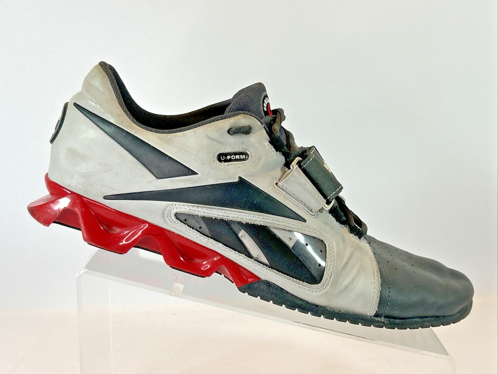 Reebok U-Form CrossFit Weight Lifting Shoes Mens' Size 10.5 Gray & Black J99807