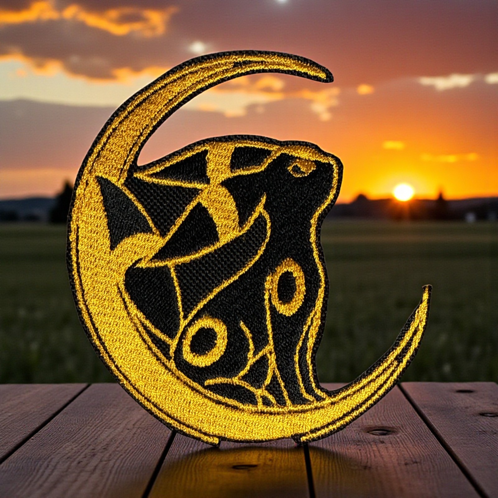 Umbreon Moon Embroidery Patch 4.03" X 3.67"