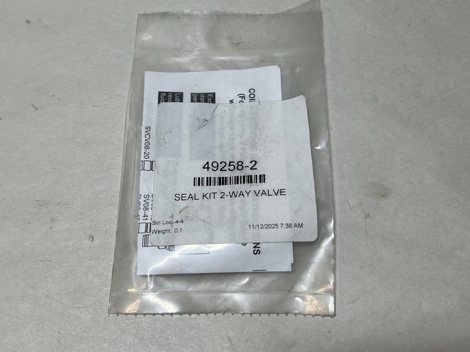 WESTERN 2-Way Valve Seal Kit 49258-2