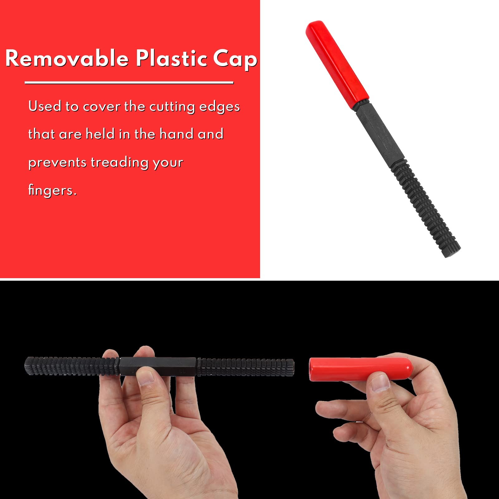 3-Pc Thread File Set, SAE Metric Thread Restorer Files, Thread Chaser Repair...