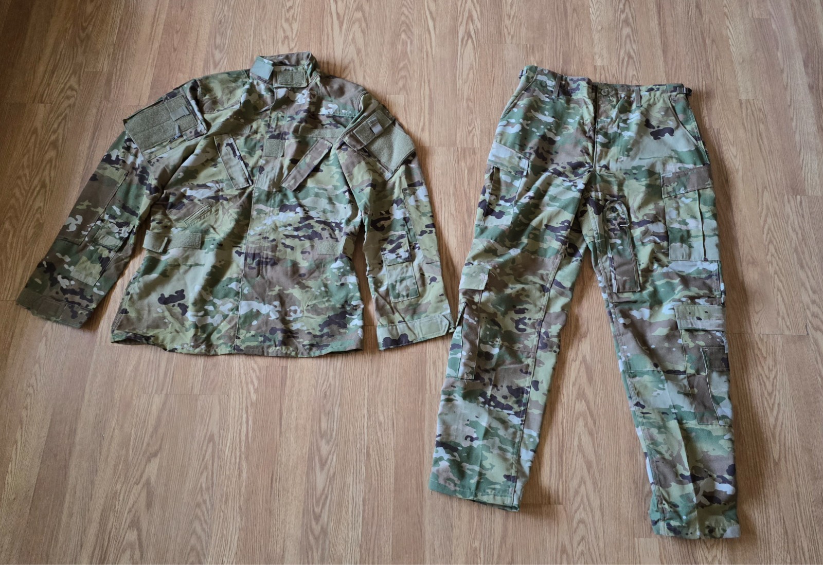 AIRCREW COMBAT UNIFORM MULTICAM OCP COAT AND TROUSER Large Long and Large Reg
