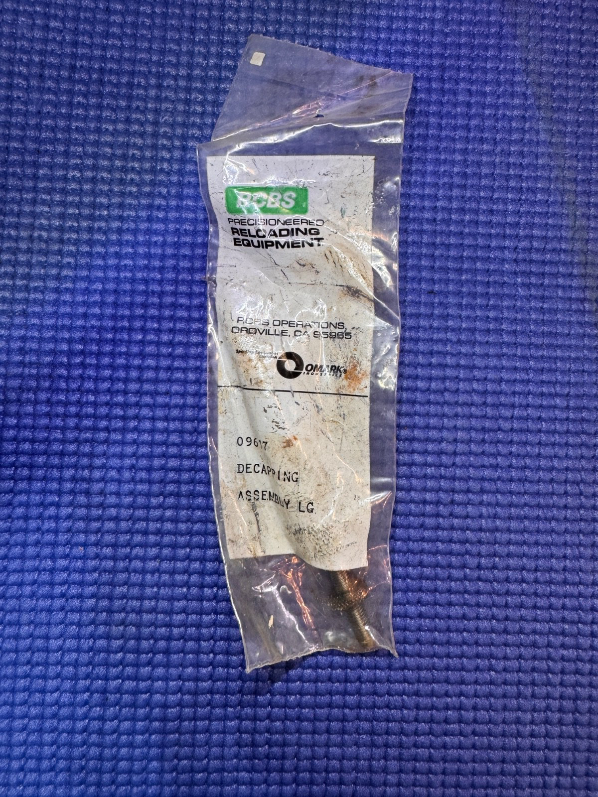 RCBS Decapping Assembly LG 09617