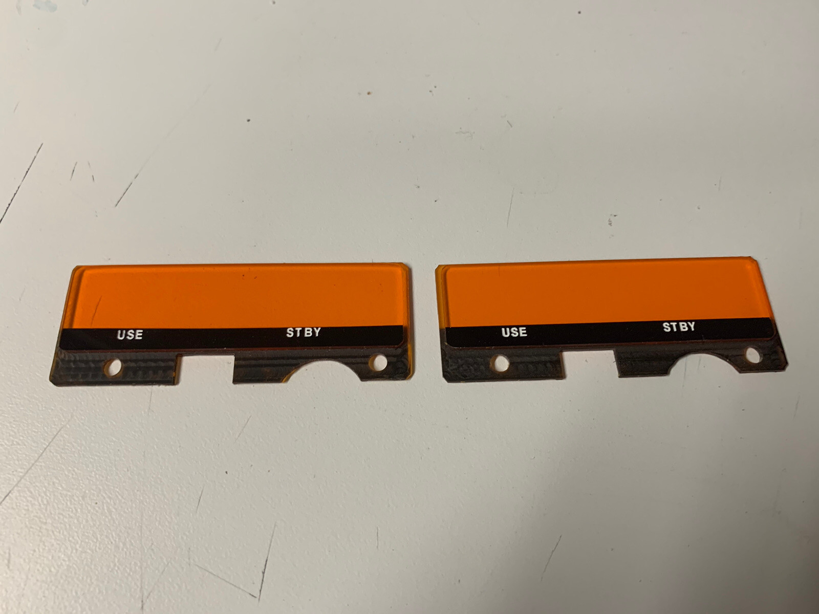 King KX-155 KX155 PAIR Recessed Amber Lens Free Shipping Kx 155   Made In USA