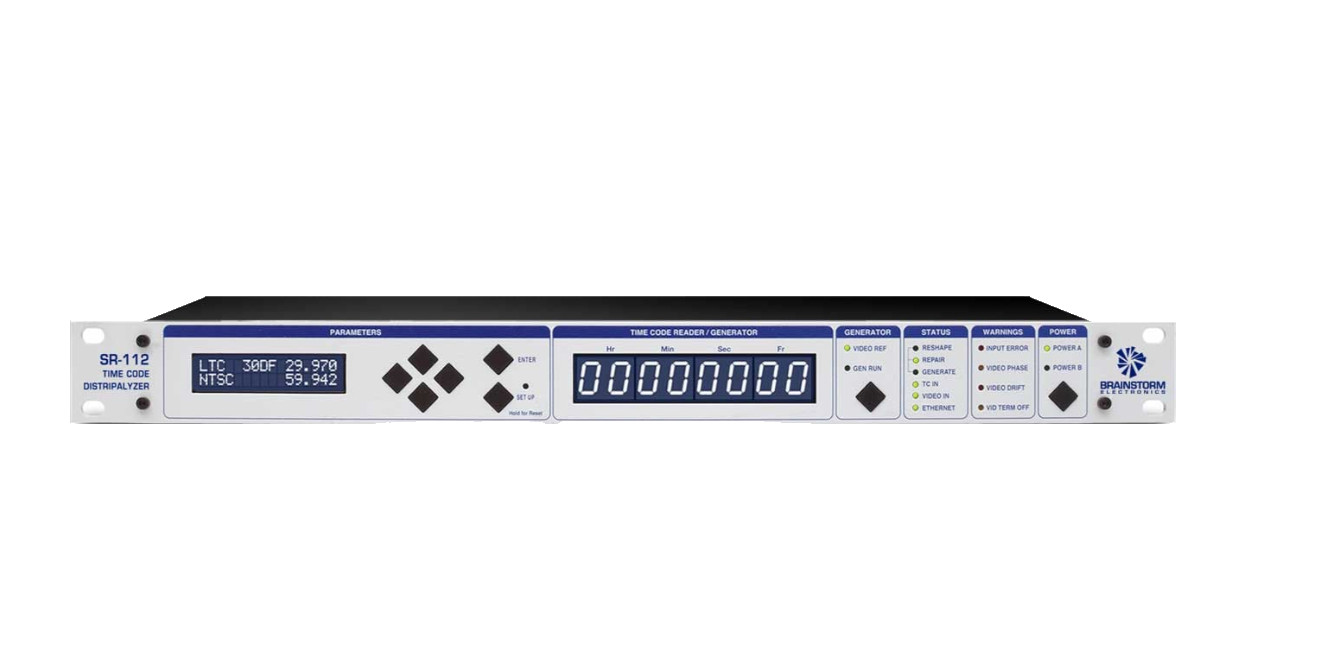 Brand New Brainstorm Electronics SR-112 Time Code Distripalyzer