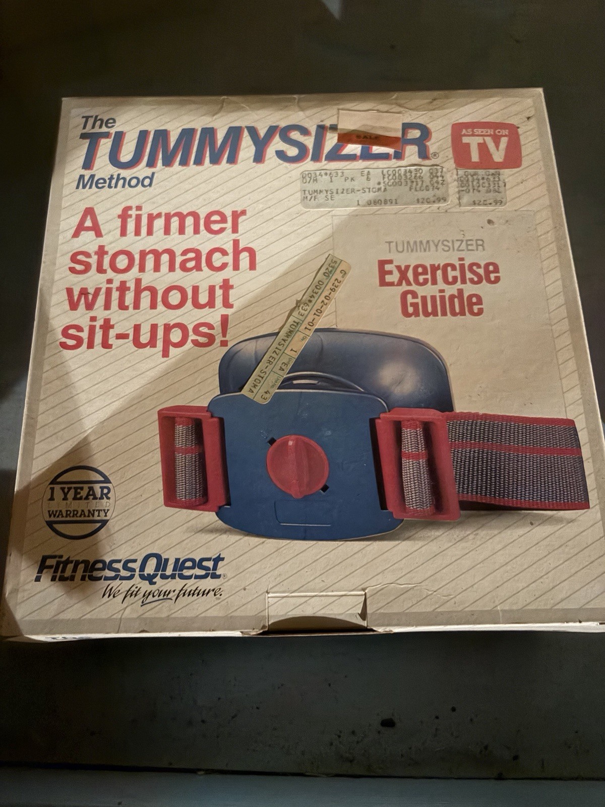 Vintage Tummysizer Exerciser Method Fitness Developed in Switzerland -New in Box