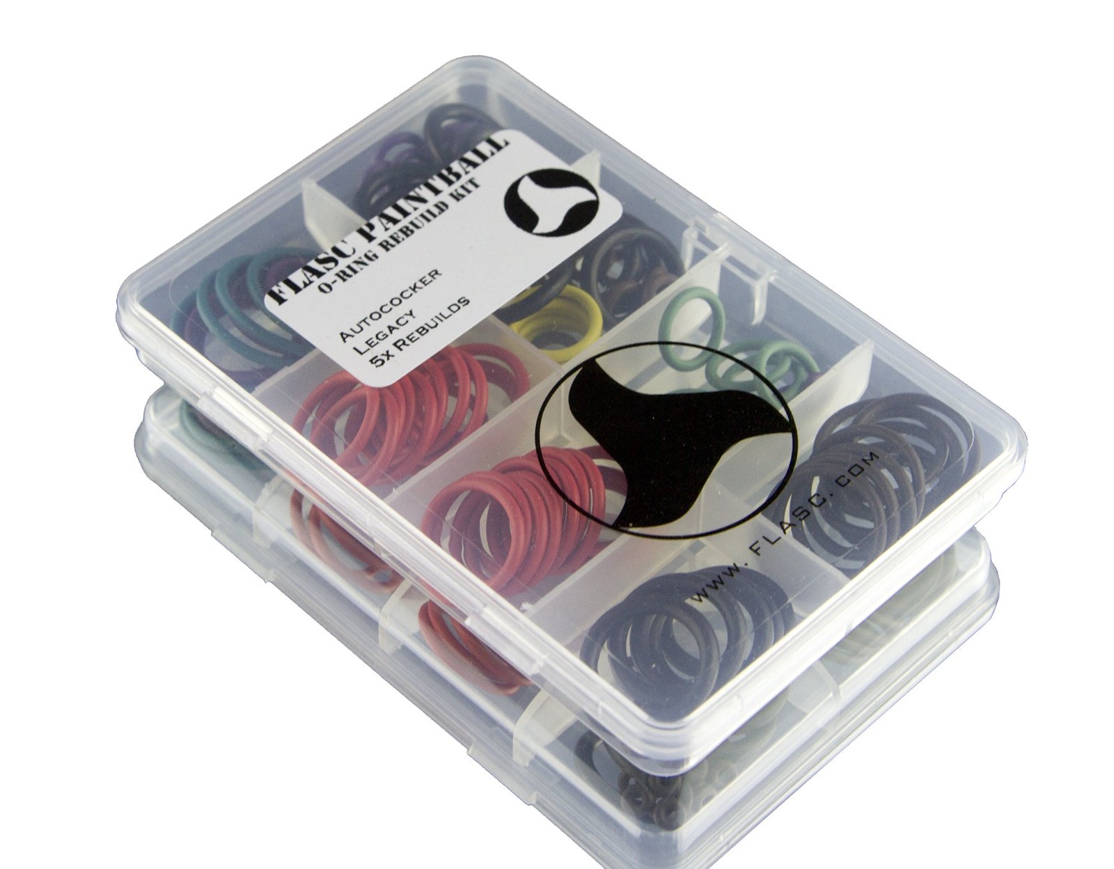Flasc Paintball Color Coded O-Ring Rebuild Kit fits WGP Autococker Cocker Legacy