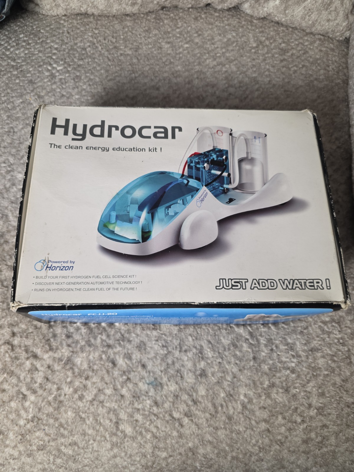 Horizon Hydrocar Hydrogen Fuel Cell Car Kit STEM Open Box Complete