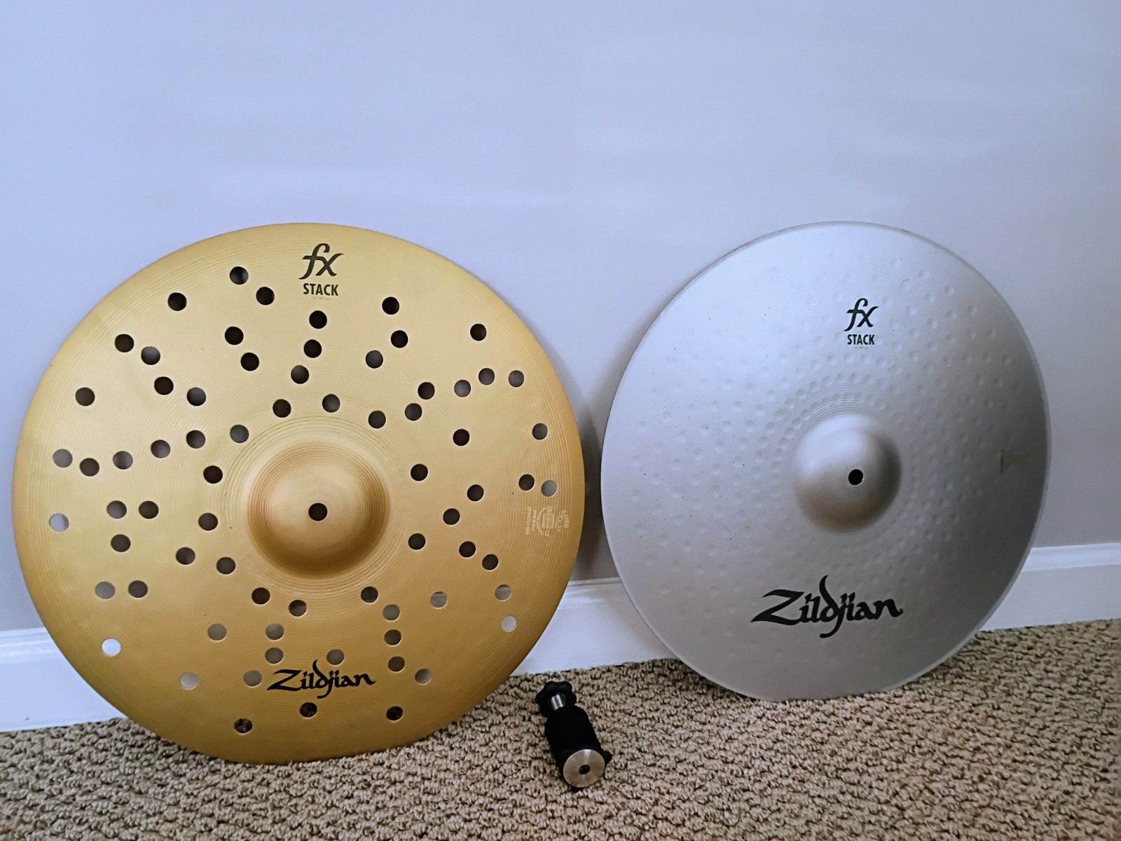 Zildjian 16" FX Stack Pair with Mount