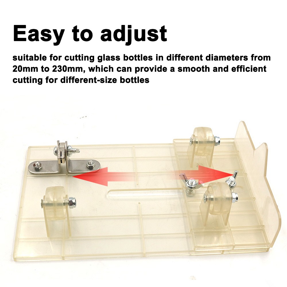 Universal Adjustable DIY Glass Bottle Adjustable Sizes Metal S7Z8
