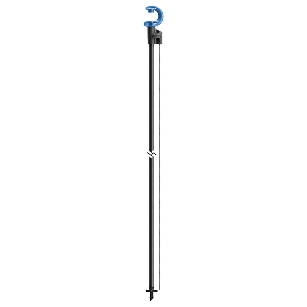 CFd Downspray Galvanized Wire Stake Assembly with Shut-Off Clip Black - 5/Pk