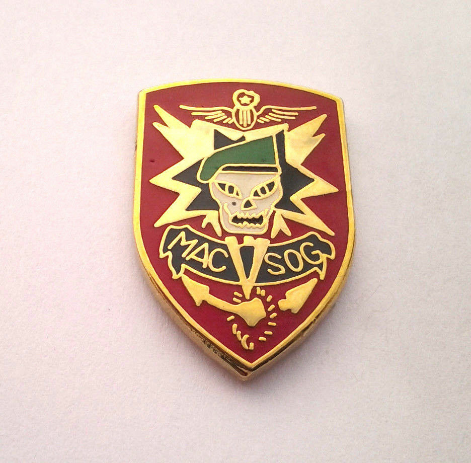 MACV- SOG MILITARY ASSISTANCE US SPEC. OPS (1") Military Hat Pin P14681