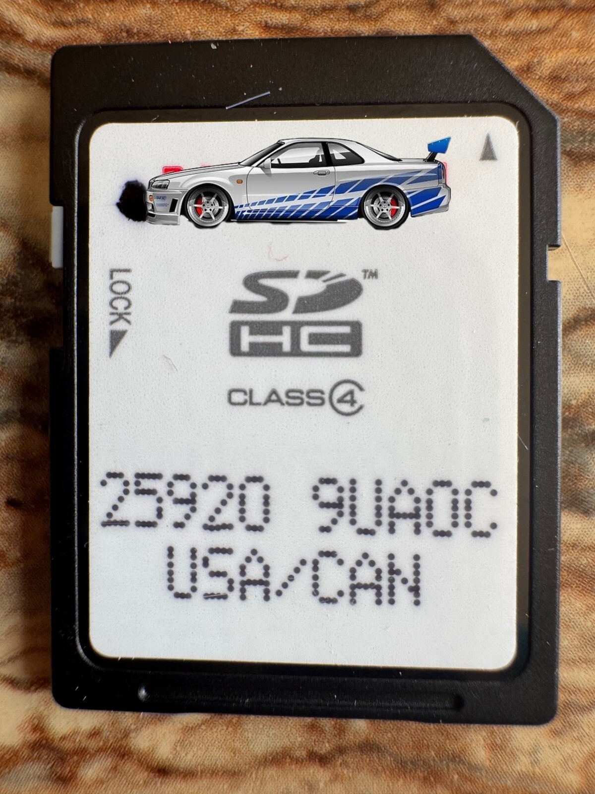 OEM SD Card 25920-9UAOC 9UA0C  for Nissan Navigation System USA/Canada Module