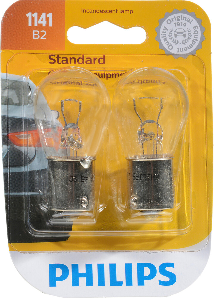 Back Up Light Bulb-Standard - Twin Blister Pack Philips 1141B2
