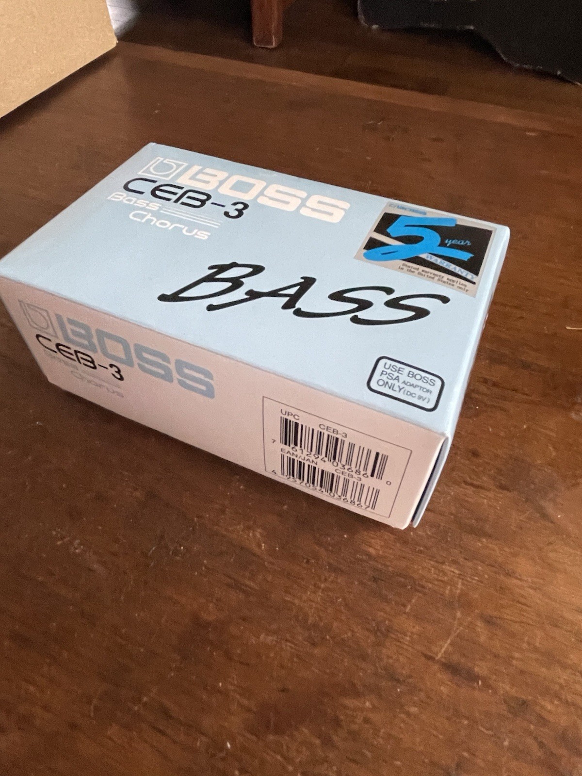Boss CEB-3 Bass Chorus Pedal Unit Only Without Cable