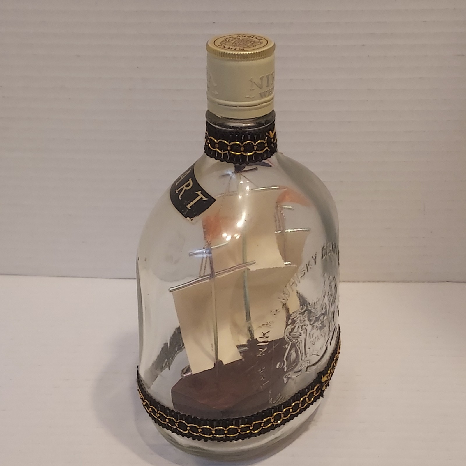 Nikka Whisky bottle ship