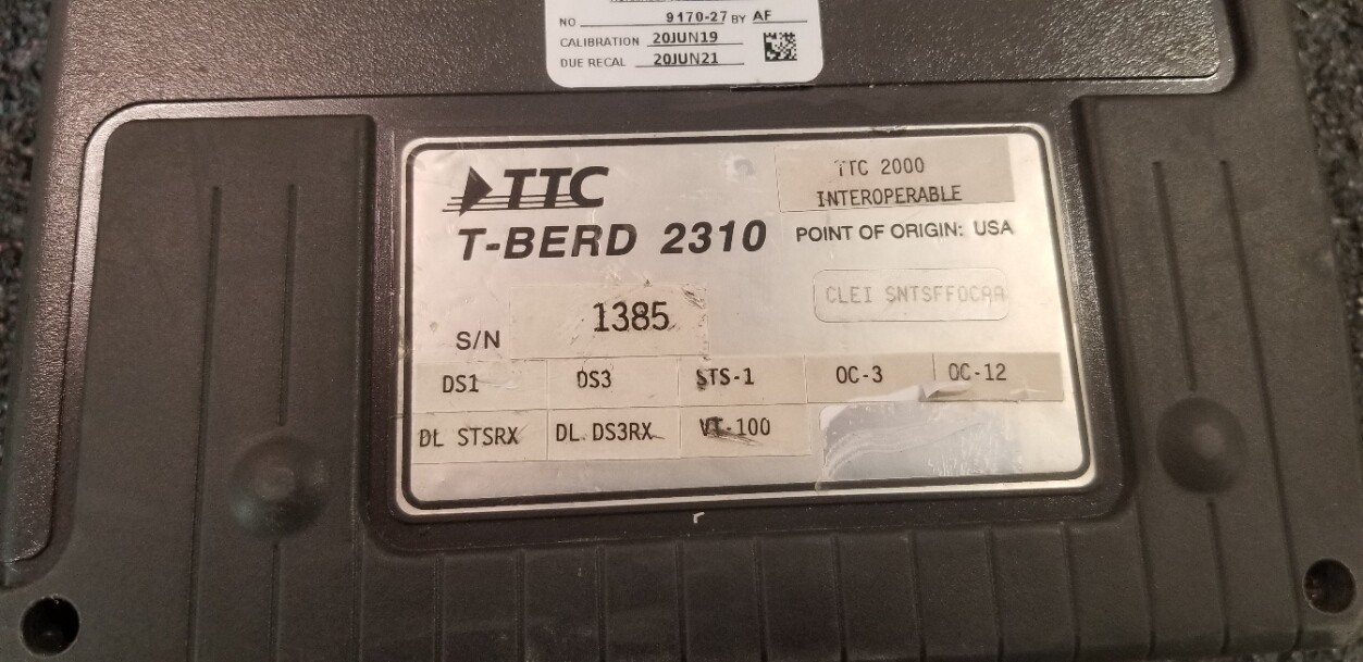 TTC/Acterna Test Pad 2000C with FST-2310 Module Unit A1