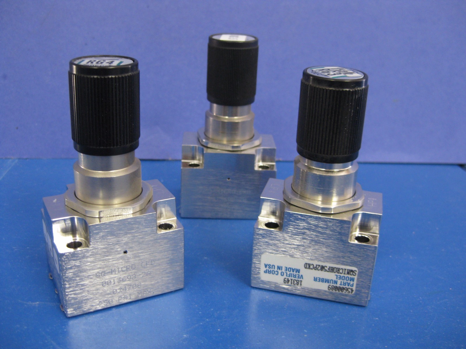 VERIFLO Regulator SQMICROHF502PCKD, Lot of 3