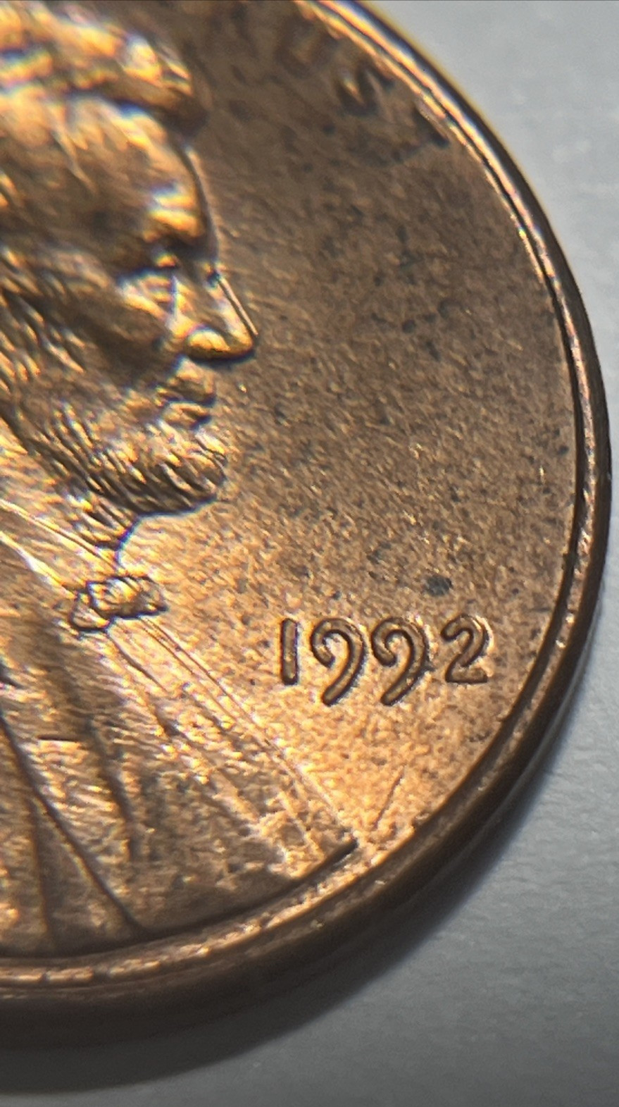 1992 Lincoln Penny Errors DDO Doubling In Date