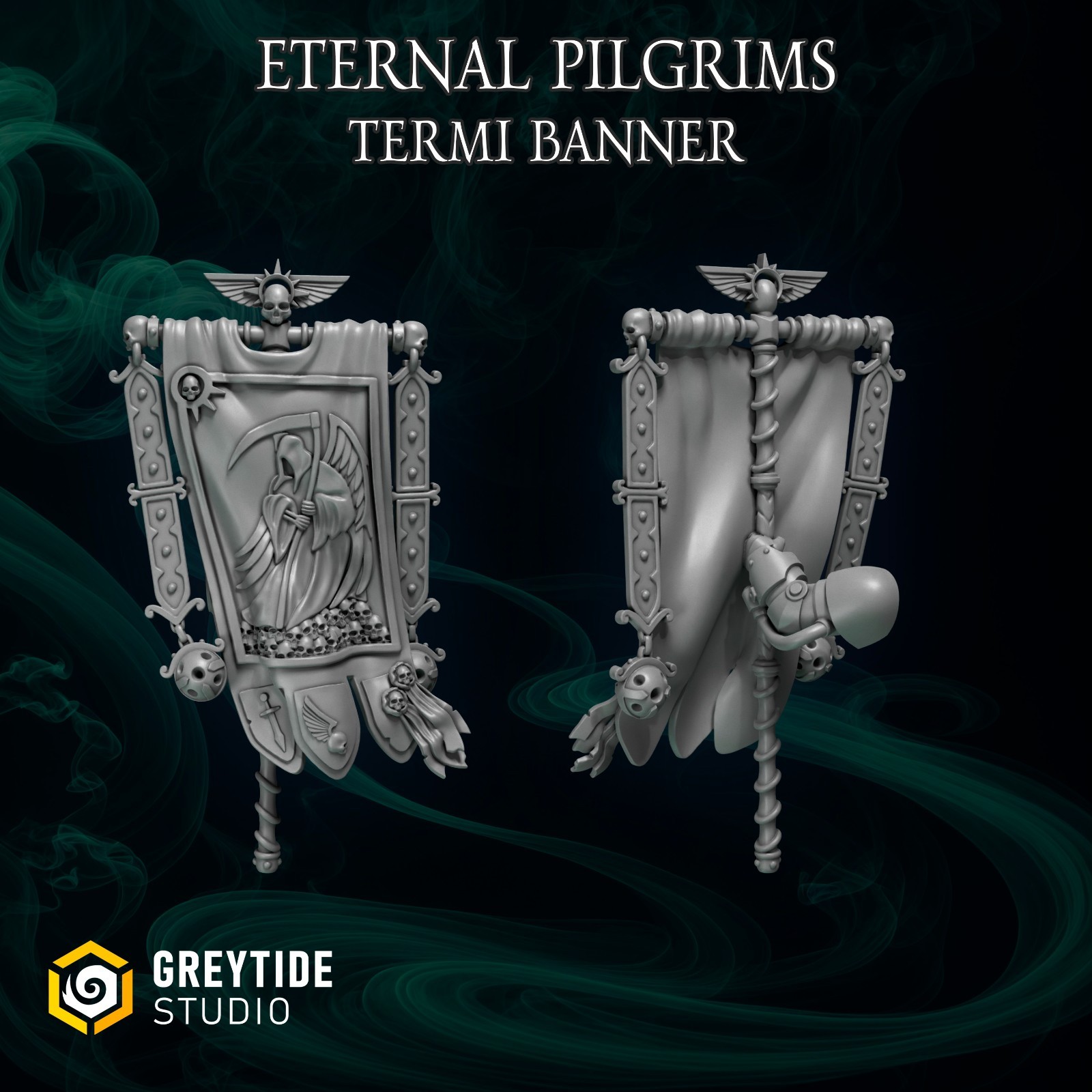 Eternal Pilgrims Big Armor Upgrade Bits | 16K Resin 3D Printed [Greytide]