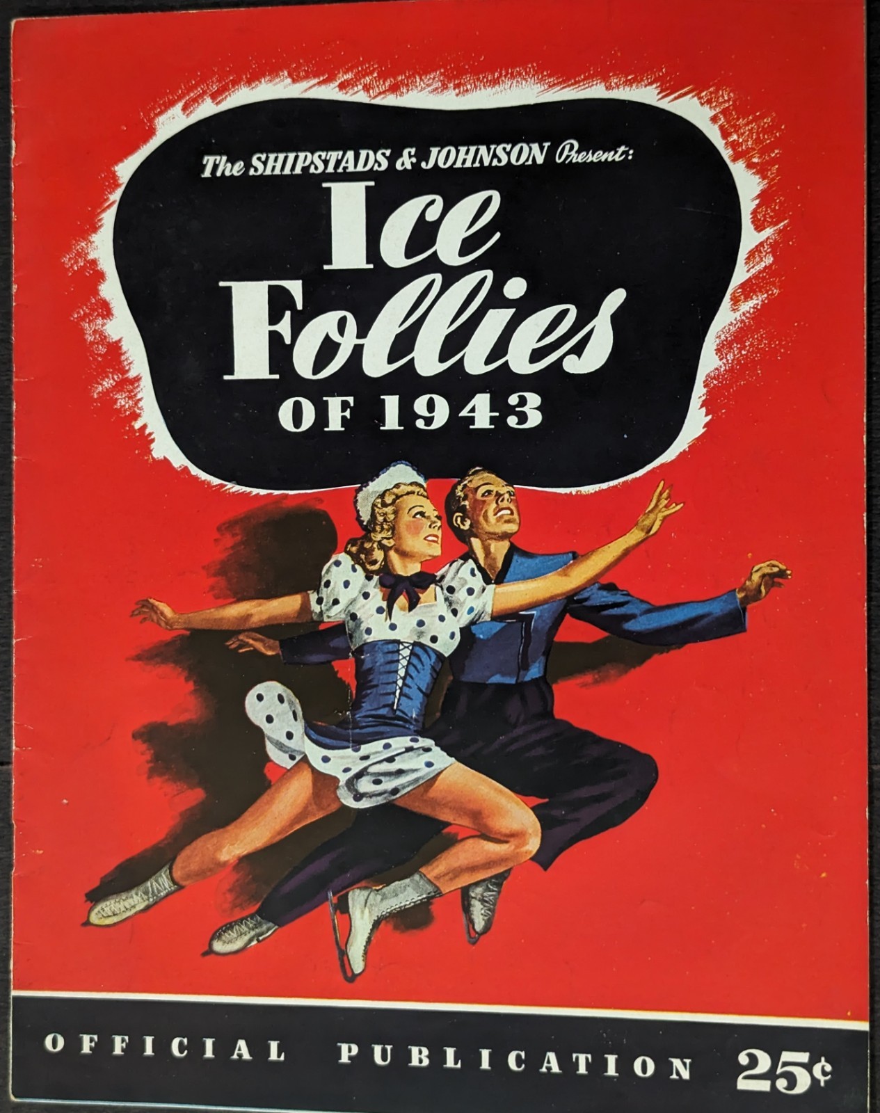 ***VINTAGE 1943 SHIPSTADS & JOHNSON ICE FOLLIES OFFICIAL PROGRAM***