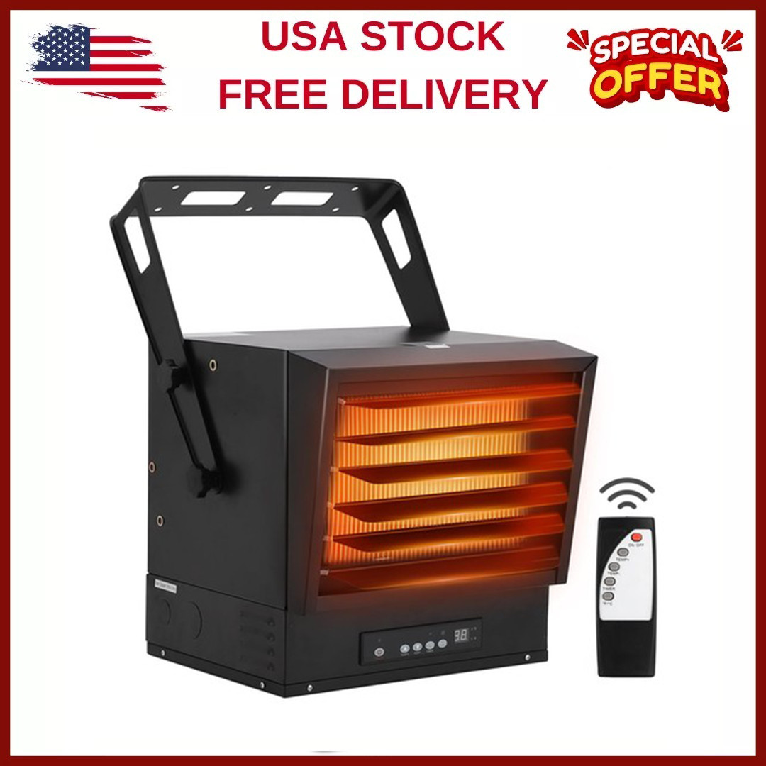 ⭐Electric Garage Heater,10000-Watt,Shop Heater with  with Thermostat,Workshop
