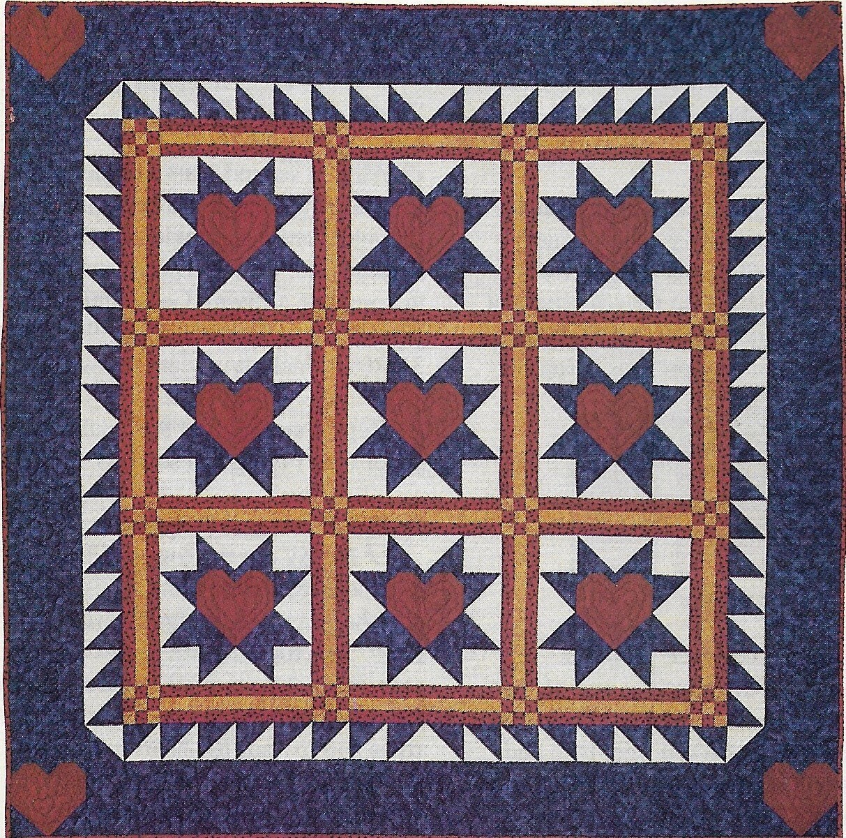 Stars Over Sioux City Quilt quilting pattern instructions