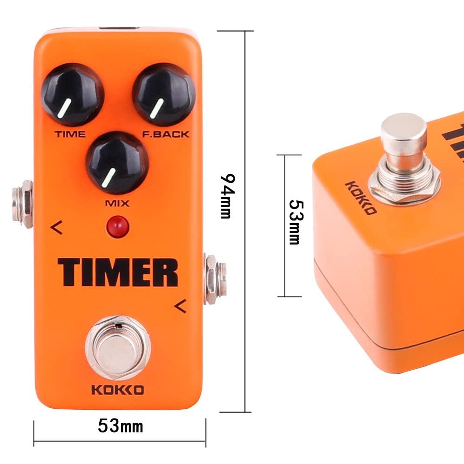 Guitar Mini Effects Pedal Timer - Digital Delay Effect Sound Processor Portab...