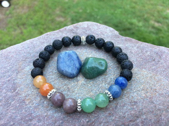 Green Aventurine beaded bracelet chakra crystal healing bracelet Good luck gift
