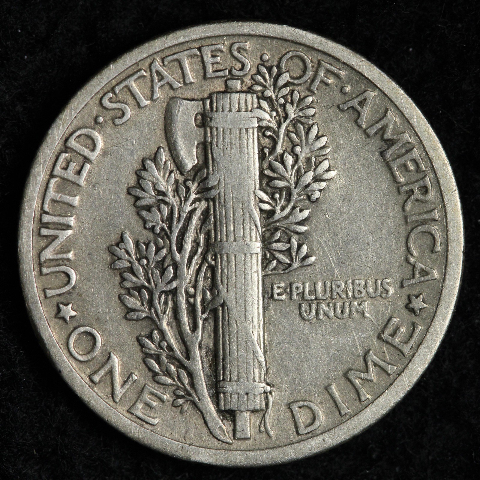 1918 Mercury Silver Dime XF E283 GJND
