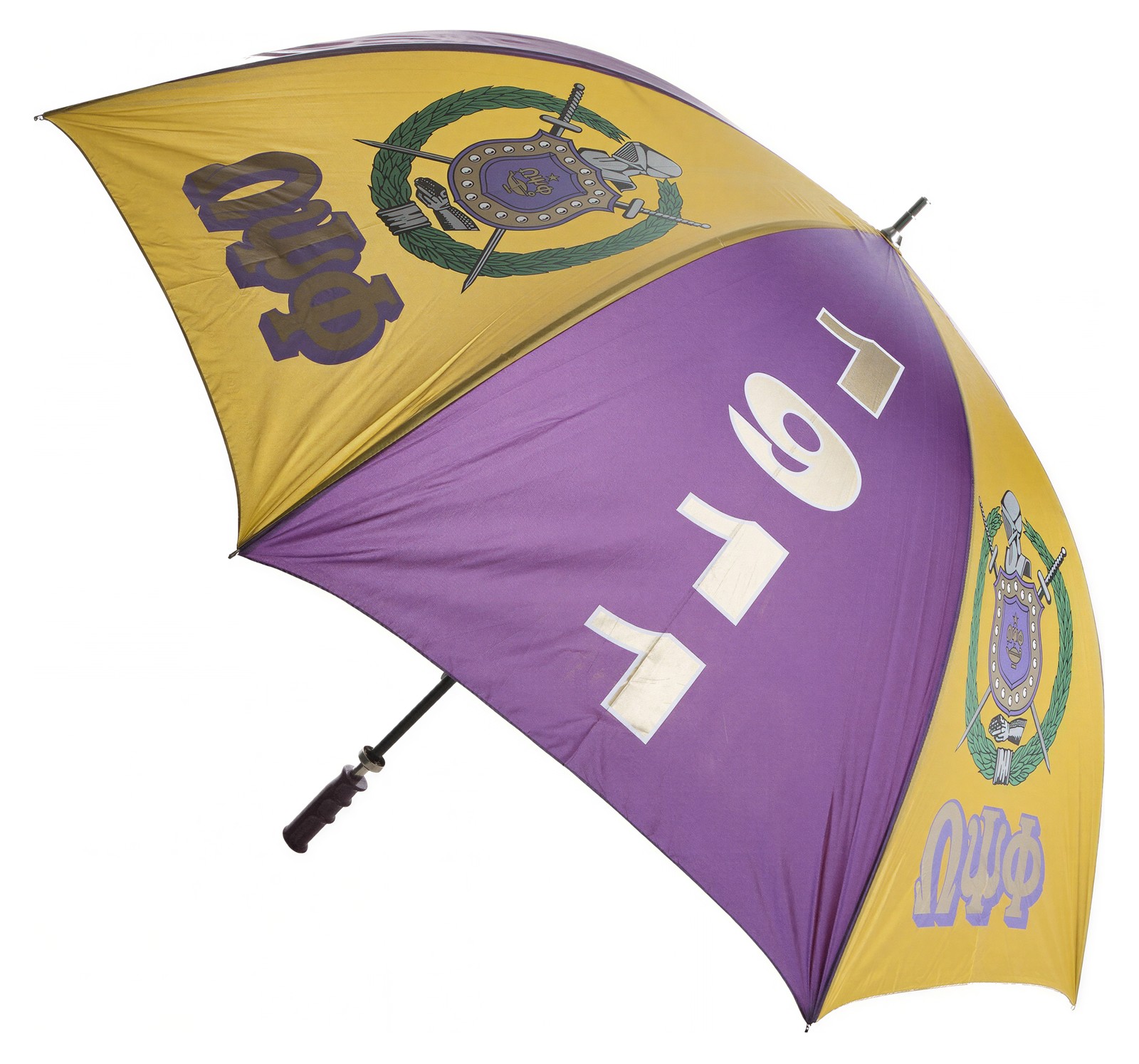 Omega Psi Phi Jumbo Umbrella [Purple/Gold - 60"]