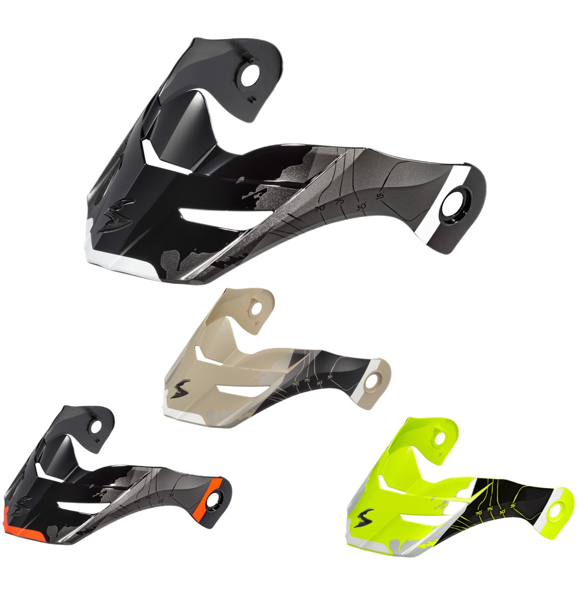 Scorpion Visor/Peak for EXO-AT960 Topographic Helmet