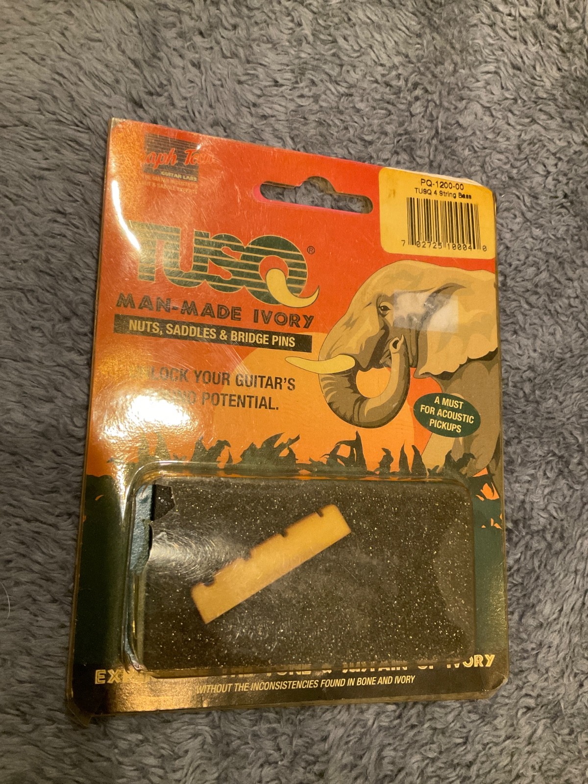 Graph Tech TUSQ Bass Guitar Nut. Man-Made Ivory. PQ-1200-00