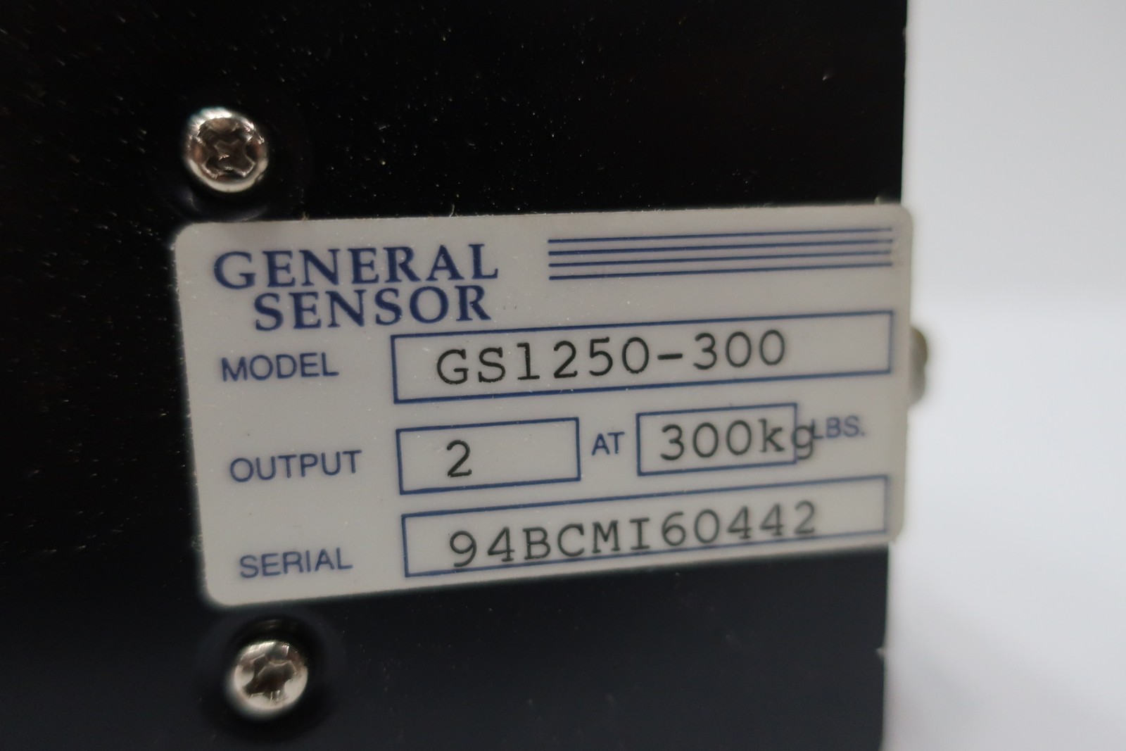 General Sensor GS1250-300 Load Cell