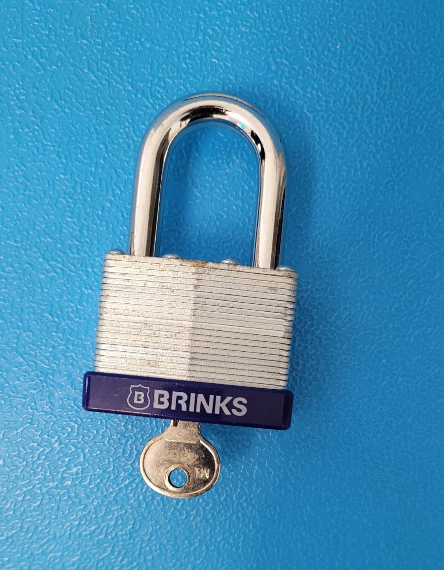 Brinks Laminated Boron  Steel padlock 50mm