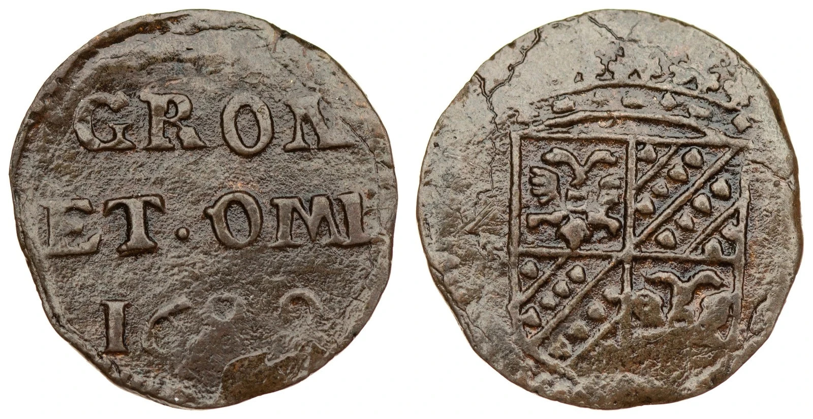 Province of Groningen and the Ommelanden (Dutch Republic) - Duit 1682