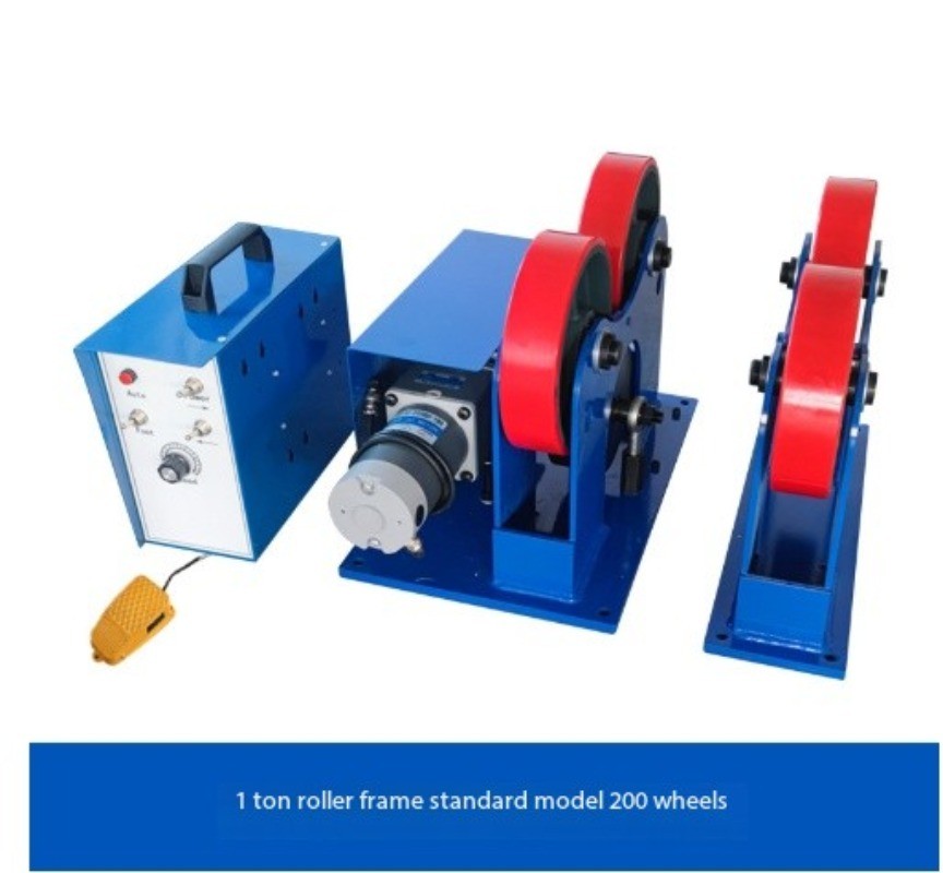 1-Ton Compact Welding Roller Stand Rotating Welding Equipment Roller Support