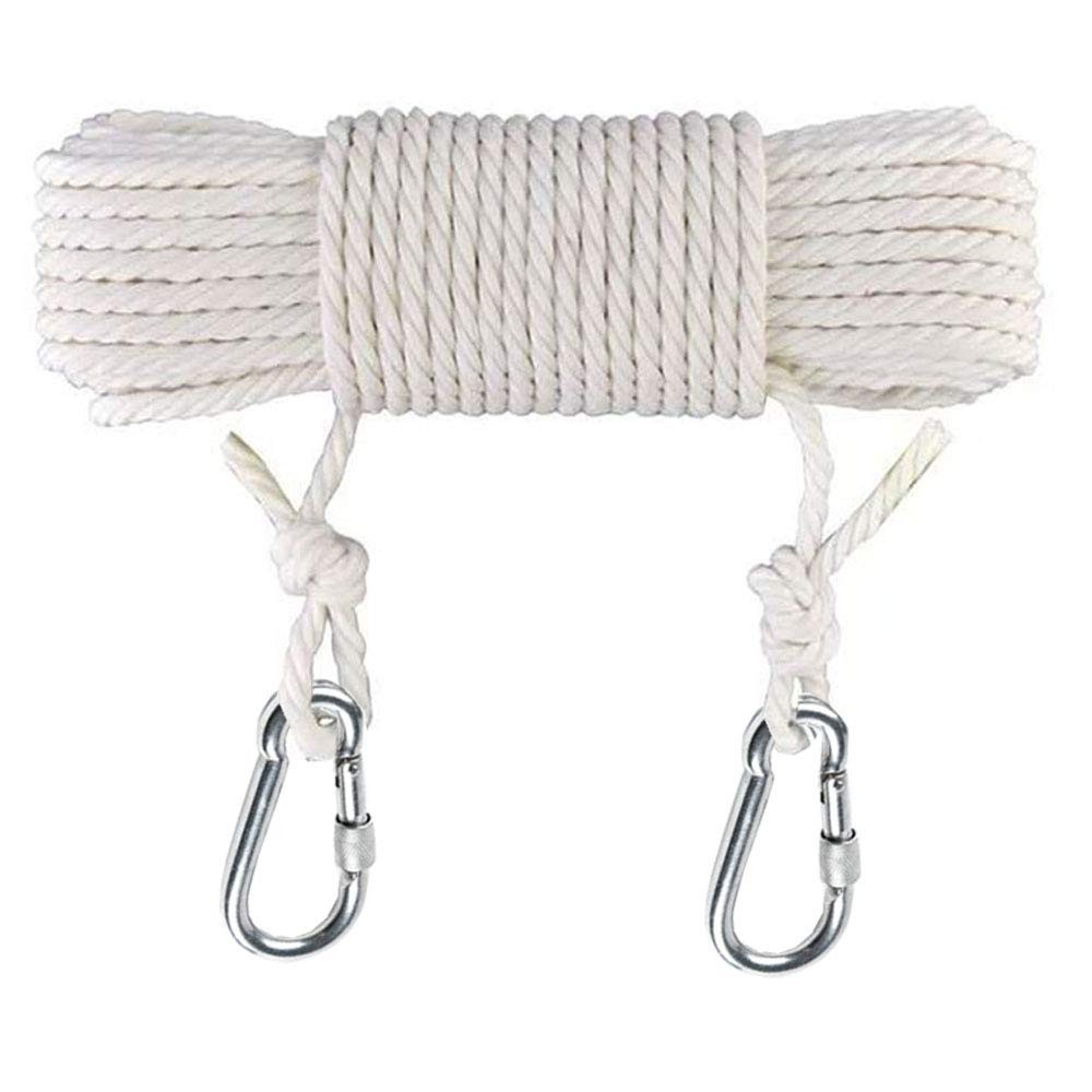 50Ft Clothesline Clothes Drying Rope Windproof Clothes Line for Camping Travel