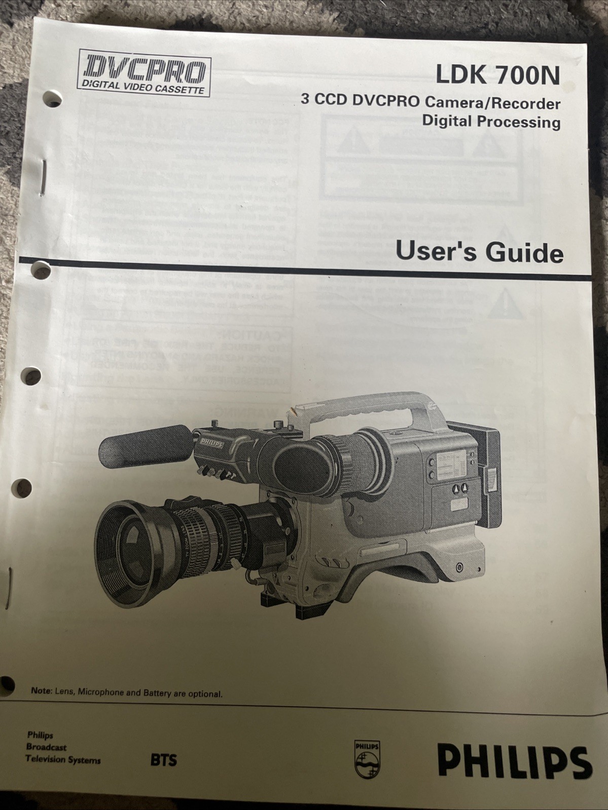Phillips LDK 700 N Users Guide