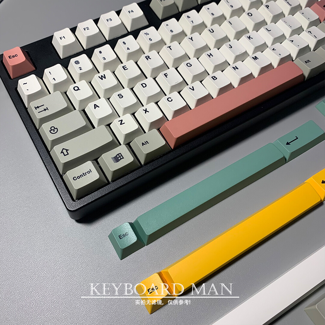 DIY Retro 9009 Theme Keycap Cherry Profile PBT 126 Key Dye-sub for Cherry MX