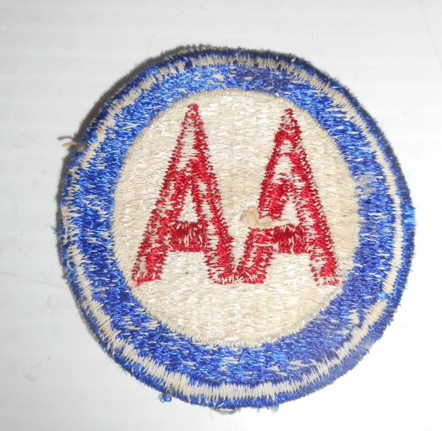 WWII World War Two Era Army Anti-Aircraft Command Patch 2-1/2" diameter