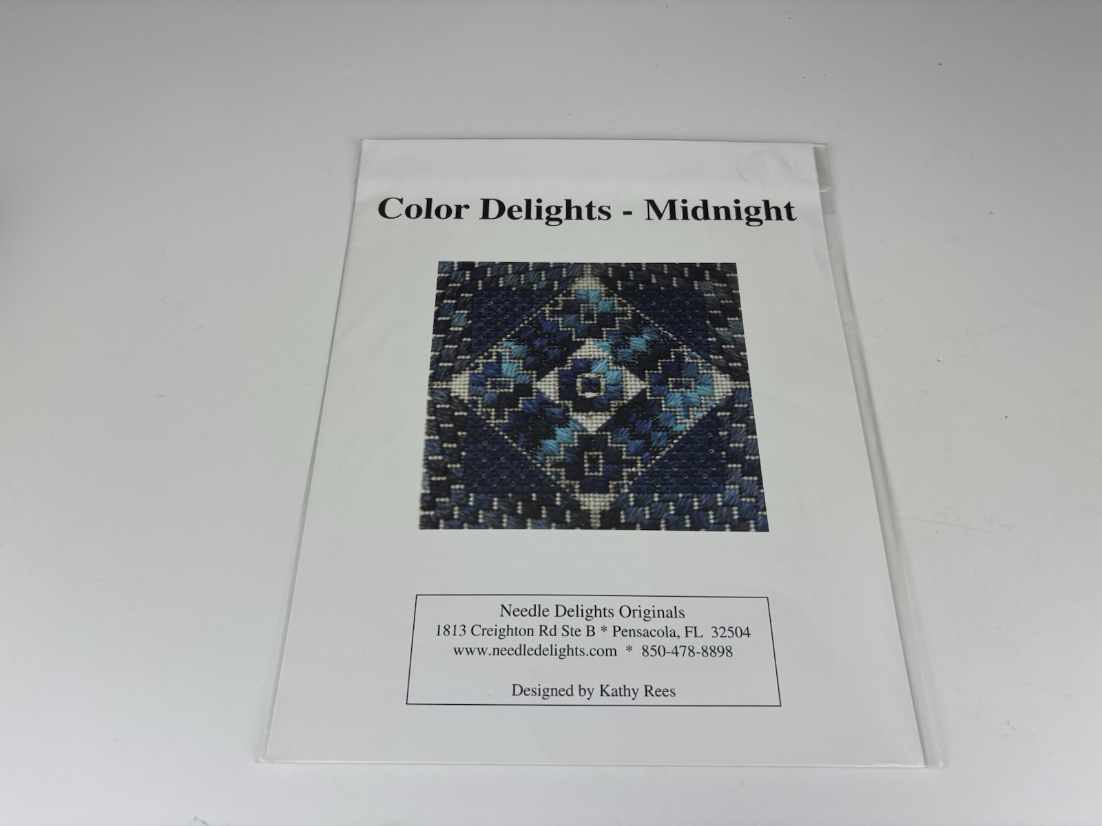 Needle Delights Originals Color Delights Midnight Needlepoint Pattern 1S