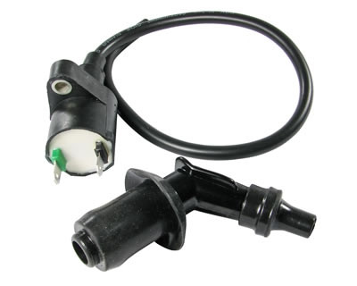 Honda SH 50 Scoopy (1996 Onwards) Ignition Coil HT Lead and Spark Plug Cap