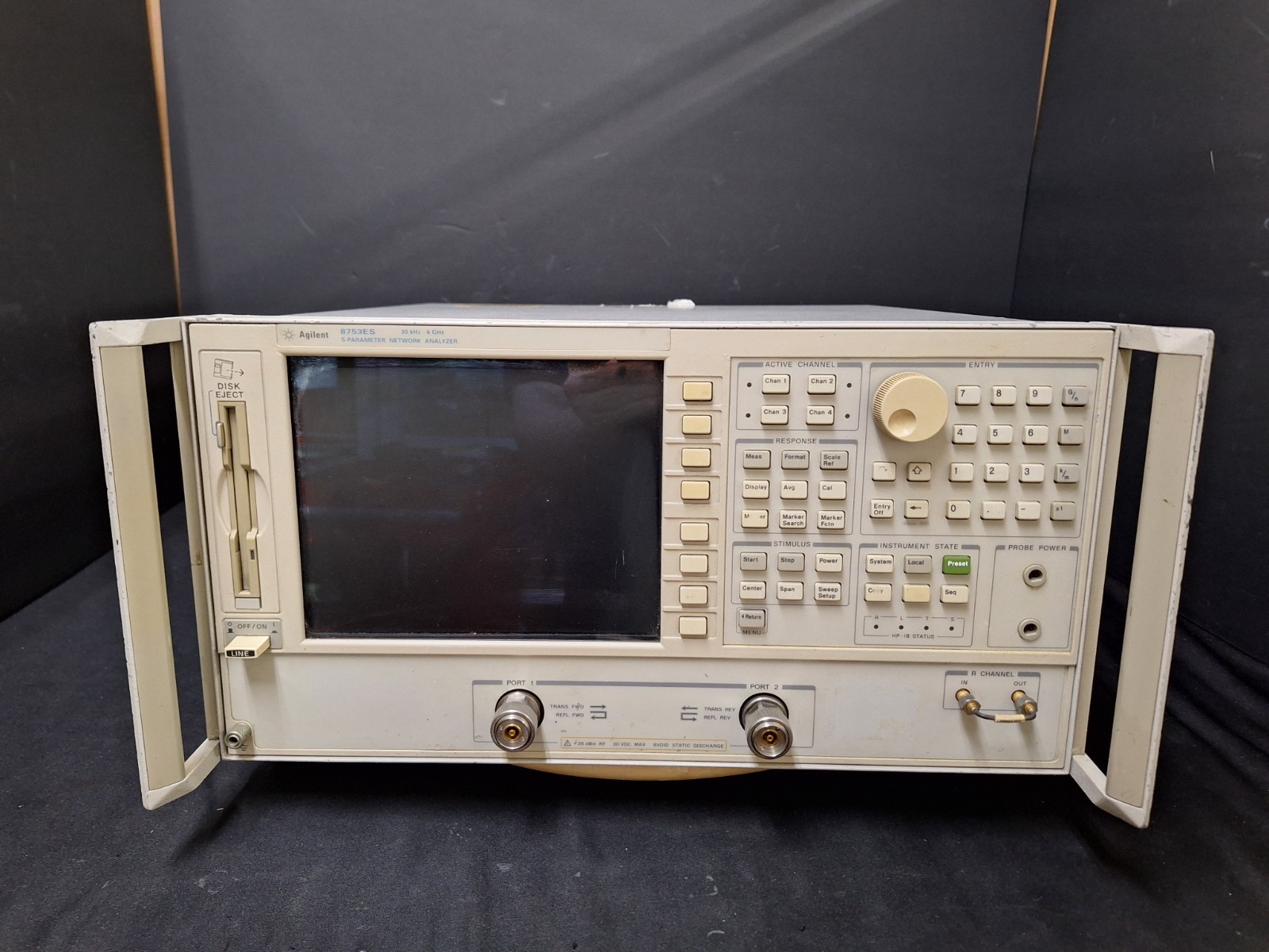 Agilent 8753ES S-parameter Network Analyzer, 30kHz - 6GHz (4868)