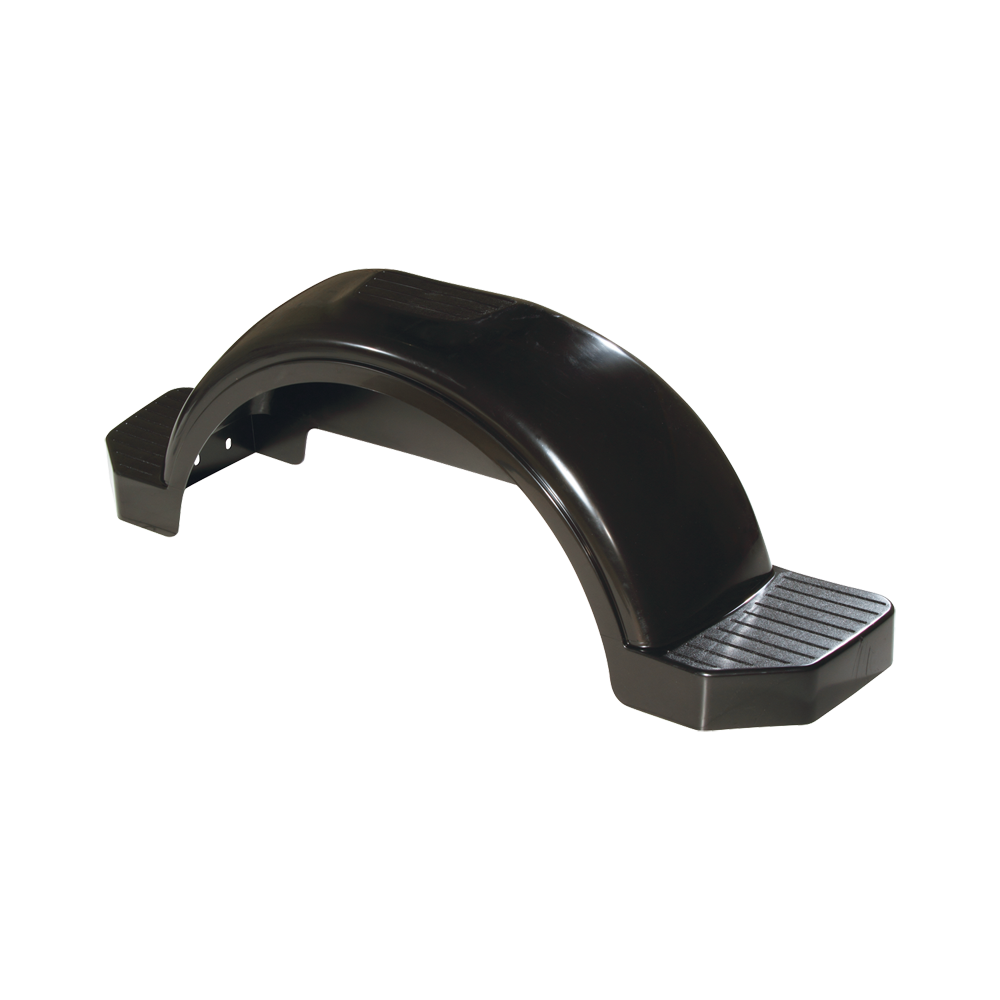 Fulton Trailer Fender 15 in Tire Size Black