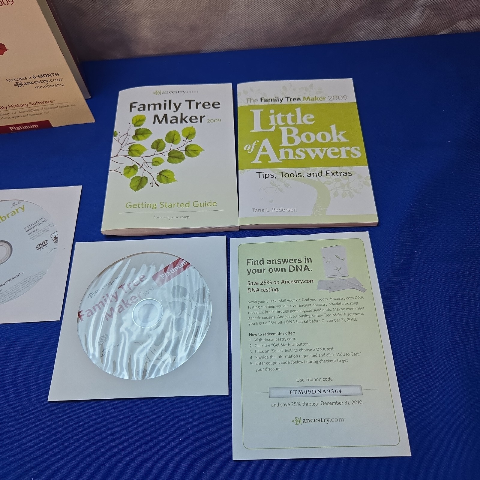 Family Tree Maker 2009 Platinum PC Software Ancestry