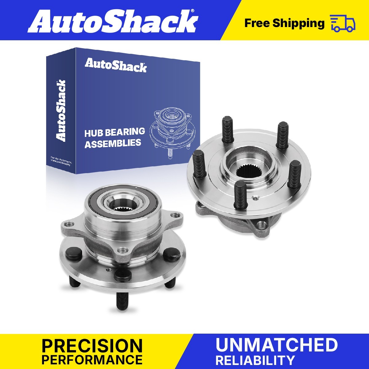 Front Wheel Hub Bearing Assemblies for Honda, Odyssey 2011-2017, FWD V6 3.5L
