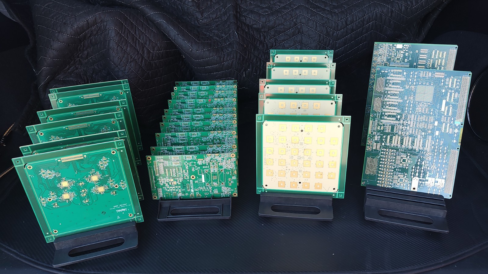PCB Storage Tray/Rack Anti-Static ESD Safe, 25 Slot 18.5" x 5.5" (Qty. 2)