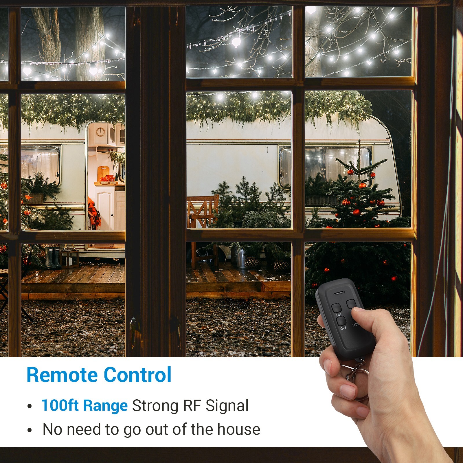 DEWENWILS Outdoor Dimmer for ChristmasString Lights,Control Light Dimmer