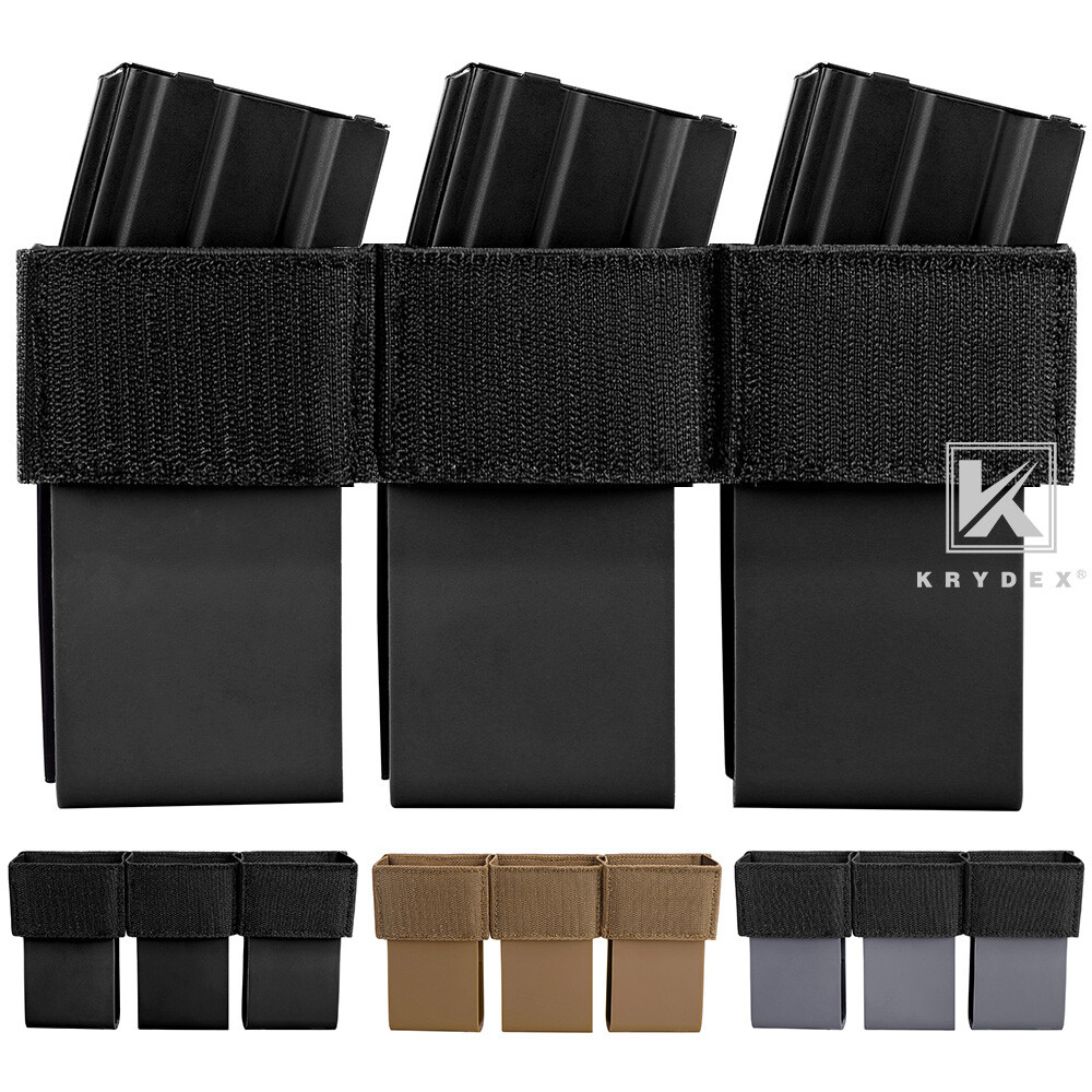 KRYDEX Tactical 5.56 Triple Mag Kydex Insert Pouch for D3CR Chest Rig Placard